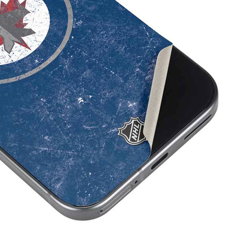 NHL Winnipeg Jets Distressed Logo Pixel 9 Pro XL Skin